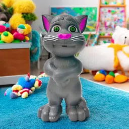 just97 Talking Tom Cat Toy For Kids Intelligent Speaking Repeats & Music_181 image 1