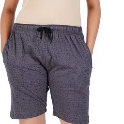 guide Printed Women Grey Regular Shorts image 3