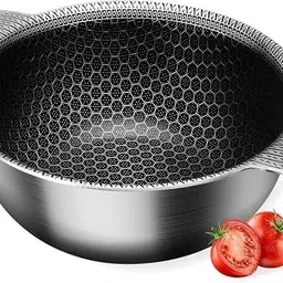 Stainless Steel Storage Bowl Vegetable Cooking Bowl Vegetable Serving Bowl Vegetable Mixing Bowl-image-1
