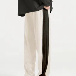 leriya fashion Men Regular Fit White Polycotton Trousers image 2