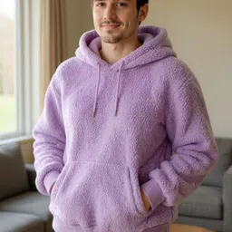 bellwit Men Full Sleeve Solid Hooded Sweatshirt-picture-33