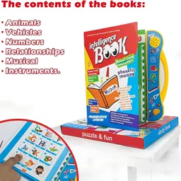 just97 Intelligence Book for Kids–Touch & English Letters & Words Learning toys C_280 image 5