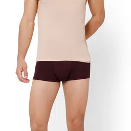 oxyzone Men's Modal Round Neck Vest - Skin Color Men Vest image 5