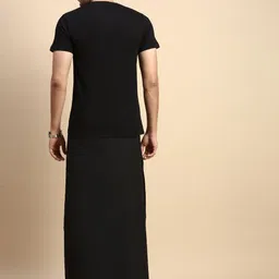 ramraj cotton Men Cotton Blend Shirt Dhoti Set image 3