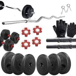 10 kg 10 kg (2.5KG X 4) PVC COMBO Home Gym Combo Home Gym Combo-image-72