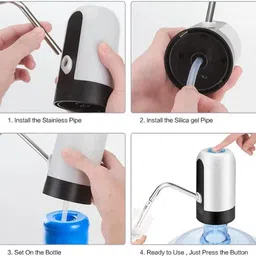 sarchase Water Dispensers Pump for 20L Bottles – One-Touch Electric USB Charging Bottom Loading Water Dispenser image 5