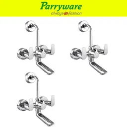 parryware Primo Wall Mixer 2 in 1 with Overhead Shower Provision set of 3 pic 159 Wall Mixer with Overhead Shower Provision Wall Mixer Faucet-picture-16