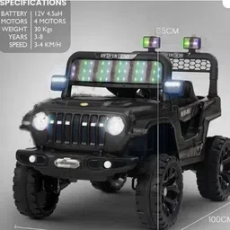 oh baby 4*4 (903 BATTERY JEEP) BEST MODEL HIGH QUALITY ELECTRIC REMOTE JEEP Jeep Battery Operated Ride On image 4