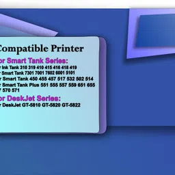 canoff High Quality Refill ink HGT 51/52 Compatible For Black + Tri Color Combo Pack Ink Bottle image 4