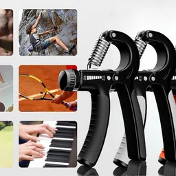 true indian Primium Quality Combo Handgripper Strengthener Hand Gripper Men & Women Forearm Fitness Accessory Kit Kit image 5