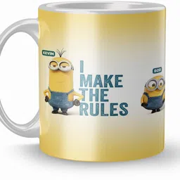 Minion Printed Colorful Ceramic Coffee And Tea 320ml Multicolor (1661 ) Ceramic Coffee Mug-image-21