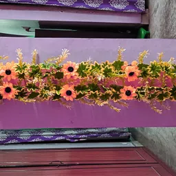 kingstyle impex Artificial Flowers Home Decoration Vine Creepers Plant Wall Hanging Chain 1673I Multicolor Sunflower Artificial Flower image 2