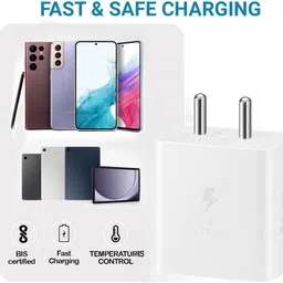 MAK 25 W Supercharge 3 A Wall Charger for Mobile with Detachable Cable image 4