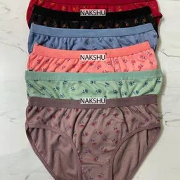 nakshu Pack of 5 Women Hipster Multicolor Panty image 1