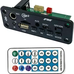 Stereo Bluetooth With Mic Echo FM USB AUX Card MP3 Audio Player Decoder Module Sound Recorder and Sound Circuit Electronic Hobby Kit-image-27