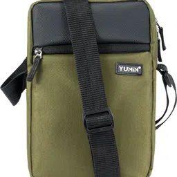 yumin Green Men Sling Bag Side Bag For Men / Sling Bag / Crossbody Travel Tablet Office Messenger Bag-picture-11