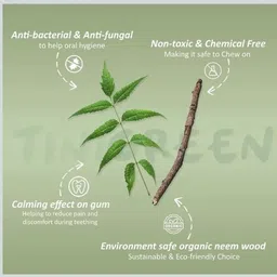 rana creation mart Pure neem wooden teether Rattle for kids Teether image 4