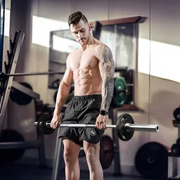 draven 10 kg Rubber and Integrated Metal Grip Olympic Weight Plates for Home/Gym, 10Kg single Home Gym Combo image 3