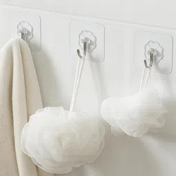 GripPro Heavy Duty Transparent Waterproof Adhesive Wall Hooks Hook 20 image 5