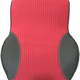 oshotto Black, Red Fabric, Leatherite Car Pillow Cushion for BMW image 3