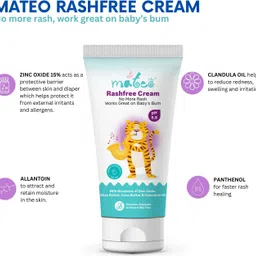 MATEO Baby Rashfree cream | Rash Relief Cream Healing & Nourishing Diaper Cream, 4x image 4