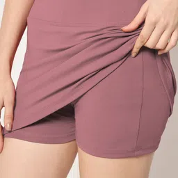 mehrang Women Solid Pencil Pink Skirt-picture-20