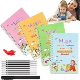 nemat magic book gift for 2 year old boy abcd books for kids 3 years copy writing book image 1