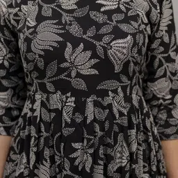 mialo fashion Women Printed Cotton Rayon Anarkali Kurta image 5