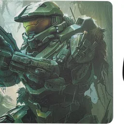 ARTOLIC Man green uniform gun hand Gaming Mouse Pad, Non-Slip Rubber Base, 9x7.5 Non Slip Base Mousepad-picture-45