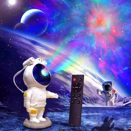 riiseroot Riise Root | Galaxy Astronaut Space Star Projector | 360 Adjustable Head Night Lamp image 3