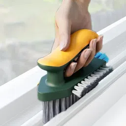 kashthbhanjan multifunctional tile cleaning brush 4 in 1 for bathroom kitchen floor wall Fiber Wet and Dry Brush-picture-14