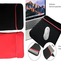 ANJO 6 in 1 Combo Of Cleaning Gel-LED-Mouse Pad-OTG Micro & C Type-15.6 inch (Sleeve) Dust Proof Laptop Bag Cover image 4