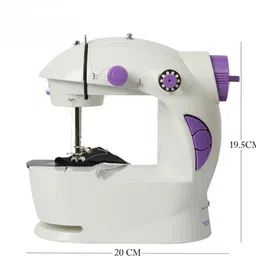 hty Portable Electric Sewing Machine with Foot Pedal Focus Light, 4 Bobbins Included Electric Sewing Machine image 2