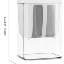 Curdfree 1100ml Greek Yogurt Maker & Hung Curd Strainer | BPA-Free Filter Box Collapsible Strainer image 5