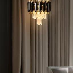 decodelight home Premium & Luxury | Warm White | 3 Ft Tall | Elegant Chandelier Ceiling Lamp image 2