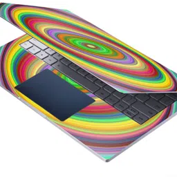 SCOTLON _All Panel_Colorful ellipse patterns_ Vinyl Laptop Decal 15.5 image 5