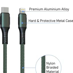 Portronics USB Type C Cable 2 A 1.2 m Konnect CL image 2