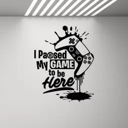 xskin 60 cm I Paused My Game to Be Here Wall Self Adhesive Sticker-picture-10