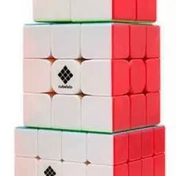 basha mall 2x2, 3x3 & 4x4 Cube Combo (Stickerless) Speedcube Highspeed image 1