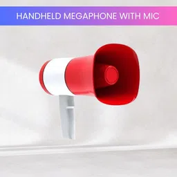 sacro Bhopu Portable Megaphone, Siren Loudspeaker Function & Long Battery LifeD264 Bhopu Portable Megaphone, Siren Loudspeaker Function & Long Battery LifeW264 Outdoor PA System image 1