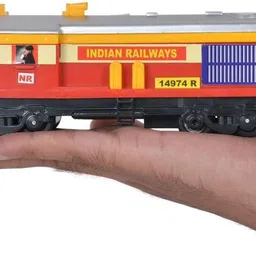 play haven TRAIN ENGINE DIESEL LOCOMOTIVE PULL BACK ACTION TOY (Multicolor) image 3
