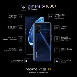 realme X7 Pro 5G (Mystic Black, 128 GB) image 2