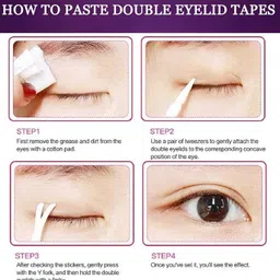 faya 600 Pcs Invisible Double Eyelid Tape Roll Lift Eye Strip Sticker Crease Accessory Tape Dot image 4