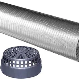 4 Inch 8 Feet Star 4 inch 8 feet Chimney Pipe Hose Pipe image 5