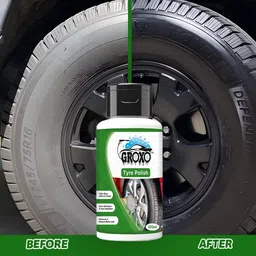 groxo Liquid Car Polish for Tyres image 4