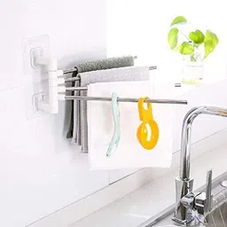 calpix by rudransh 4 Bar Towel Rack multicolor Towel Holder-picture-47