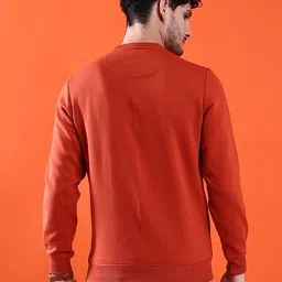 the indian garage co. Men Full Sleeve Solid Sweatshirt image 2