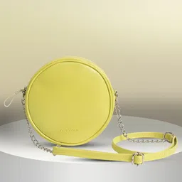 Solid Casual Celery Green Sling Bag Sling Bag-image-1