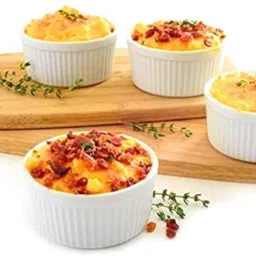 mdnsho Ceramic Dessert Bowl Glass Decorative Bowl Porcelain Ramekins Oven Safe Baking Bowl and Serving Set-picture-19