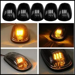 maties Universal 12V Waterproof Amber Car Top Roof Mouse Shape Light-1 Fog Lamp Car, Truck, Van LED (12 V, 55 W) image 4